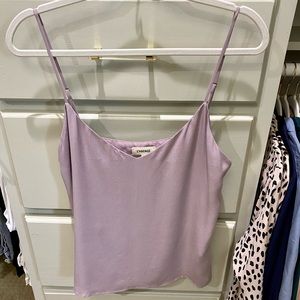 L’Agence Lilac Silk Tank
